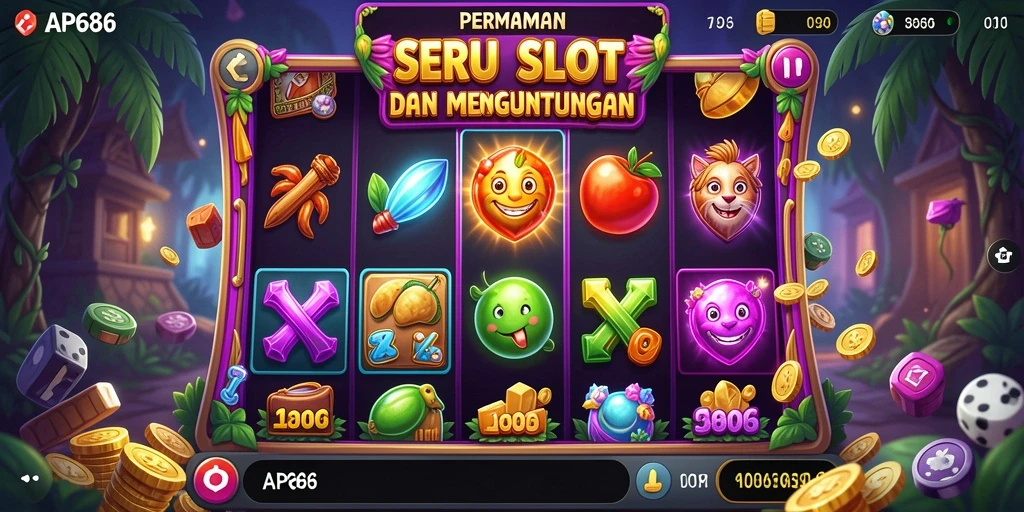 Tampilan menarik dari screen shot permainan Slot AP686.