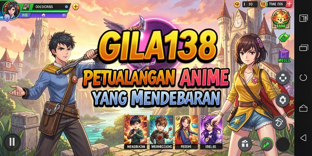 Tampilan gameplay dari game Anime GILA138 yang seru dan interaktif.