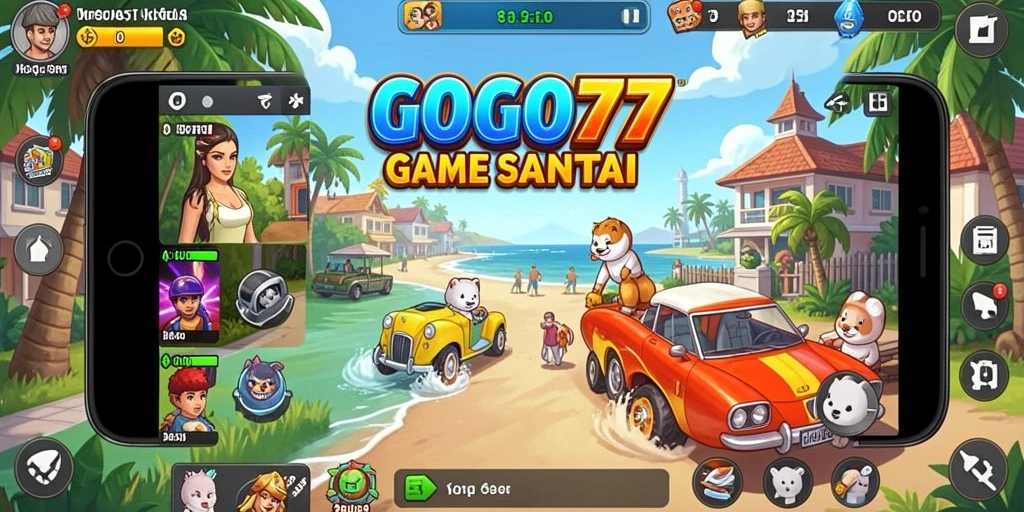 Tampilan gameplay seru GOGO77 dengan mini-game yang menghibur.