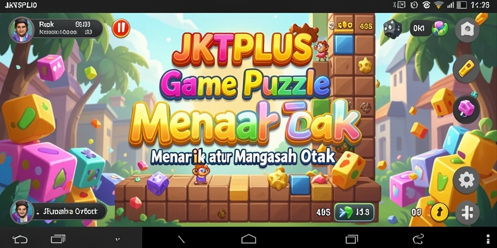 Gameplay JKTPLUS yang penuh teka-teki seru.