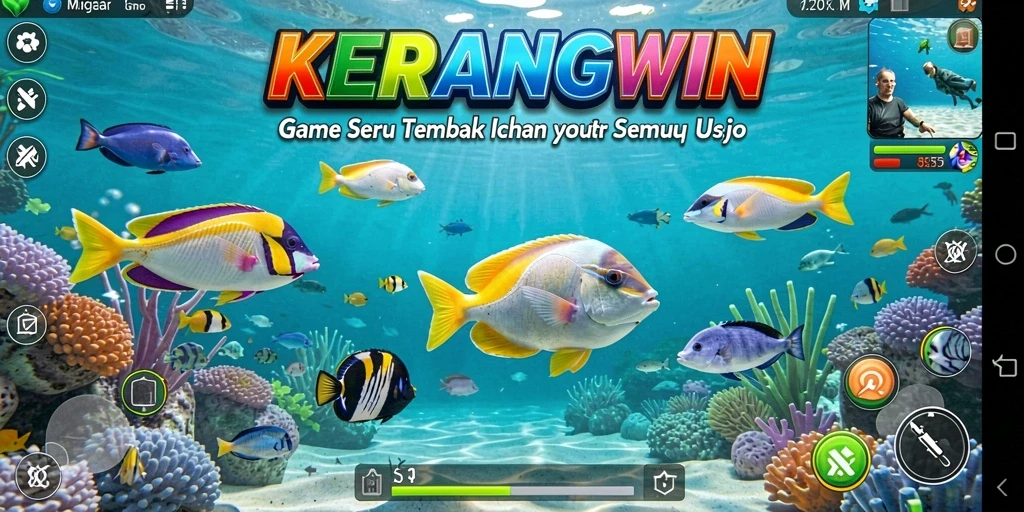 Tampilan gameplay KERANGWIN yang seru dan mendebarkan.