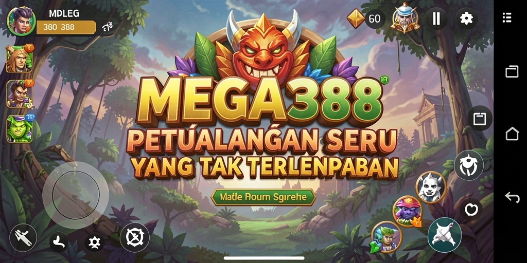 Gameplay MEGA388 menampilkan petualangan seru dan karakter unik.