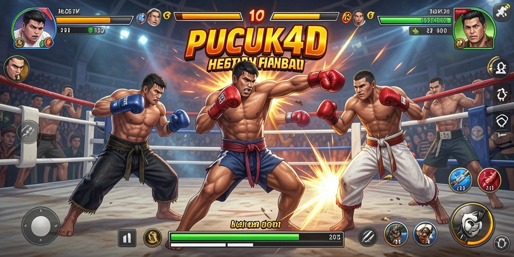 Tampilan seru dalam pertarungan di PUCUK4D yang menantang.