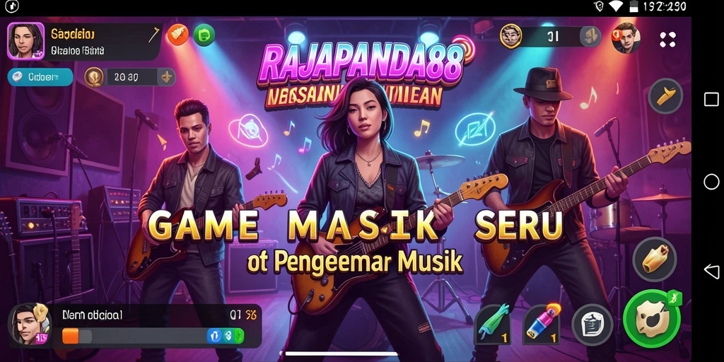 Tampilan gameplay seru dan interaktif dalam RAJAPANDA88.