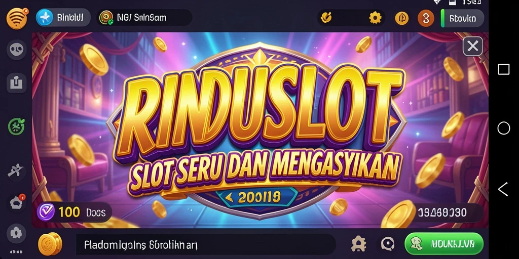Tampilan gameplay seru di RINDUSLOT yang memukau.