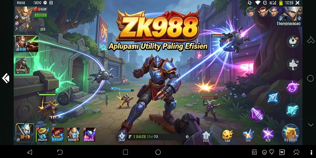 Tampilan antarmuka ZK988 yang sederhana dan efektif.